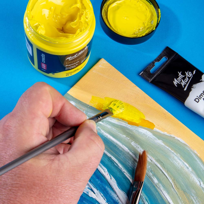 PMDA2505 Vopsea acrilicǎ Mont Marte Dimension 250ml - Lemon Yellow [7]