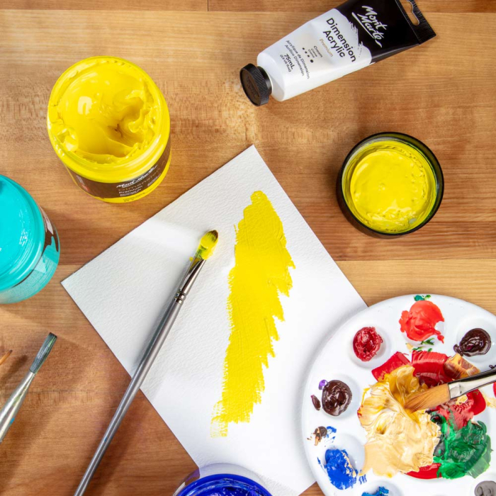 PMDA2505 Vopsea acrilicǎ Mont Marte Dimension 250ml - Lemon Yellow [3]