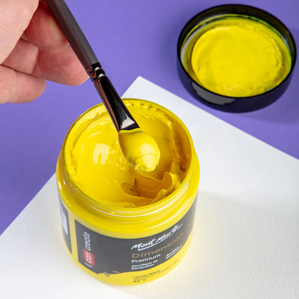 PMDA2505 Vopsea acrilicǎ Mont Marte Dimension 250ml - Lemon Yellow [2]
