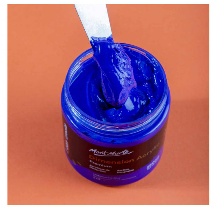 PMDA2519 Vopsea acrilică Mont Marte Dimension 250ml  - Ultramarine Blue [4]