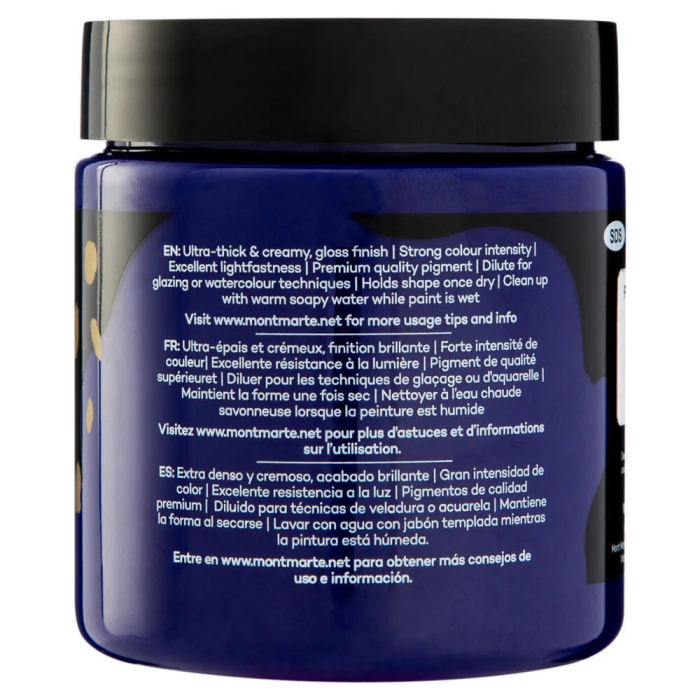 PMDA2520 Vopsea acrilicǎ DimensionMont Marte250ml - Phthalo Blue [3]