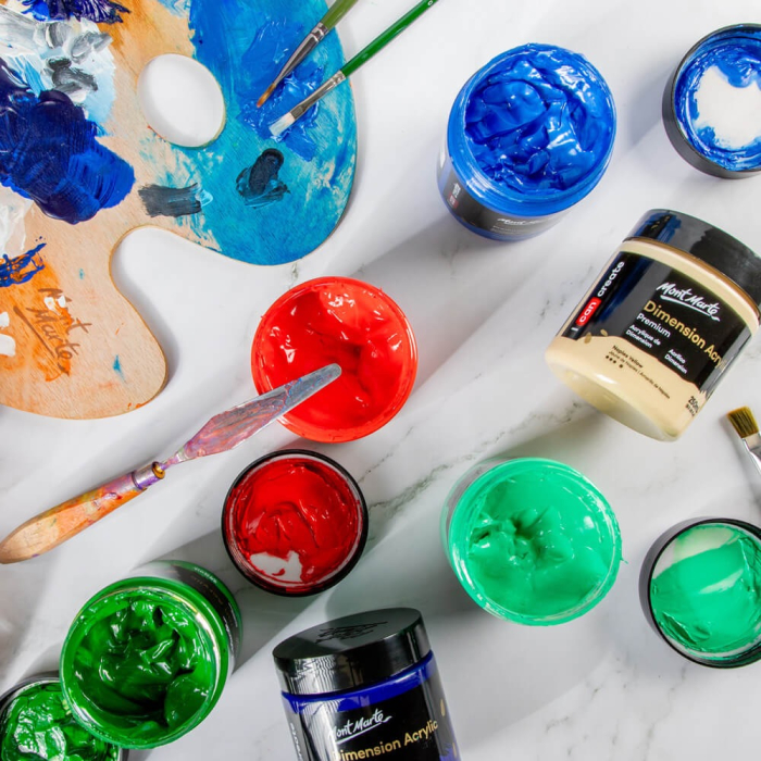 PMDA2520 Vopsea acrilicǎ DimensionMont Marte250ml - Phthalo Blue [8]