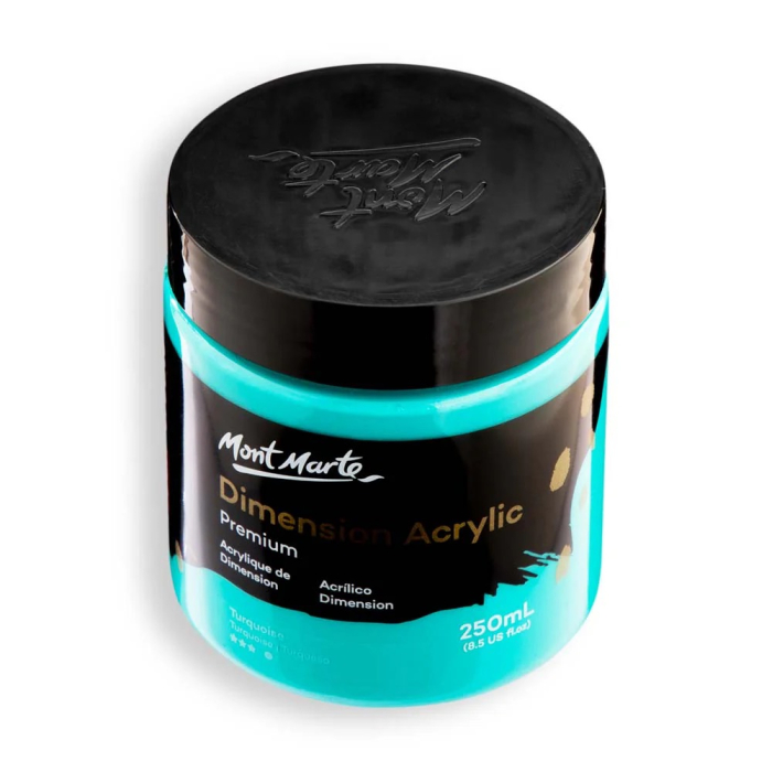 PMDA2524 Vopsea acrilicǎ Mont Marte Dimension 250 ml - Turquoise [4]