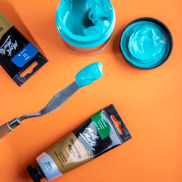 PMDA2524 Vopsea acrilicǎ Mont Marte Dimension 250 ml - Turquoise [7]