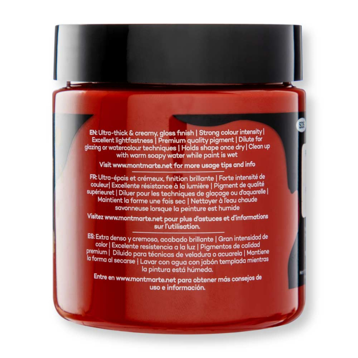 PMDA2535 Vopsea acrilicǎ Dimension Mont Marte 250ml  - Red Ochre [3]
