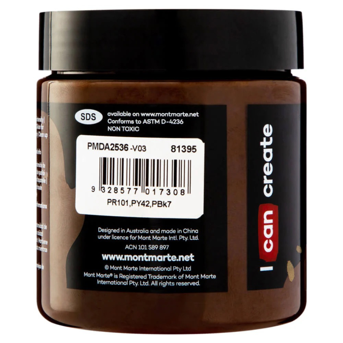 PMDA2536 Vopsea acrilicǎ Dimension Mont Marte 250ml - Burnt Umber [2]