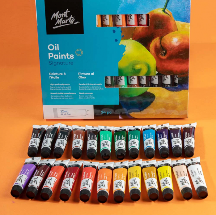 PMHS0032 Set vopsea de ulei Mont Marte 24buc x 12ml [2]