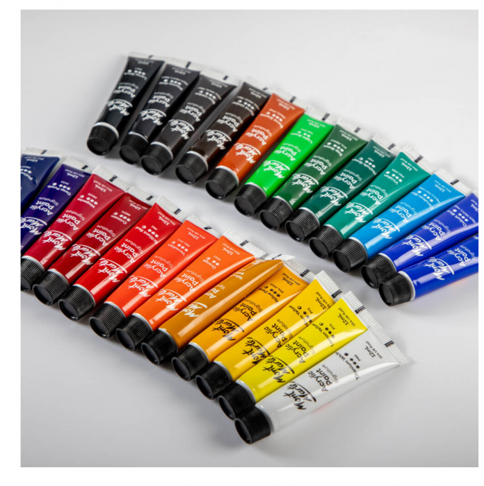 PMHS0034 Vopsea acrilică Mont Marte Set 24buc x 12ml [4]