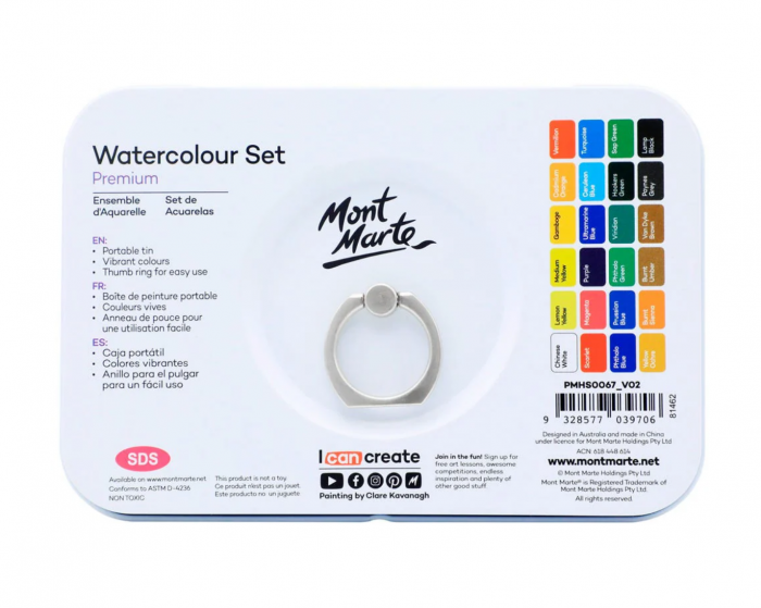 PMHS0067 Set acuarele premium Mont Marte 27buc [2]