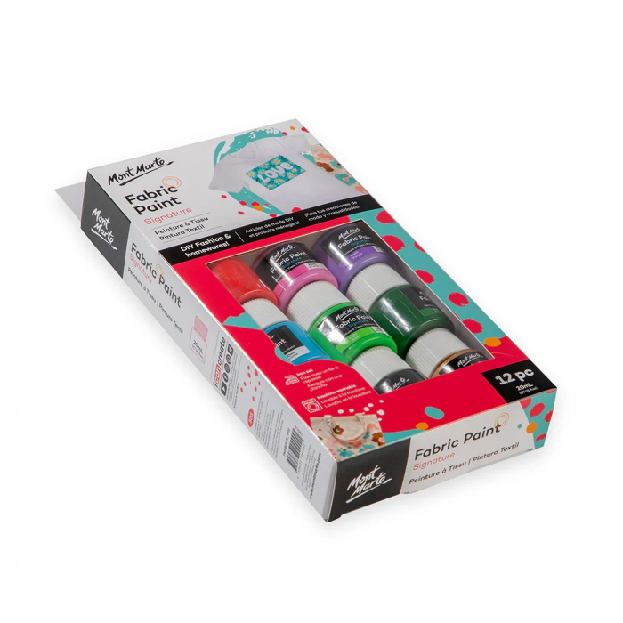 PMHS0076 Set vopsele pentru textil Mont Marte 12x20ml [3]