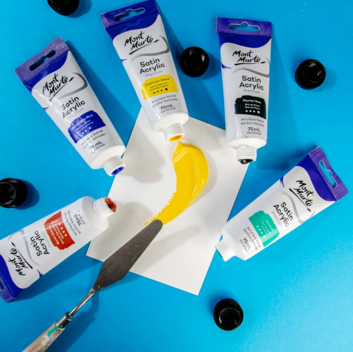 PMSA7504 Vopsea acrilică satin Mont Marte 75ml - Cadmium Yellow [2]