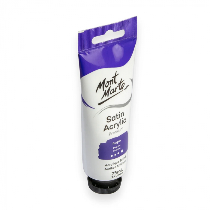 PMSA7513 Vopsea acrilică satin Mont Marte 75ml - Purple [4]