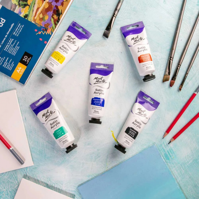 PMSA7514 Vopsea acrilică satin Mont Marte 75ml - Ultramarine Blue [6]