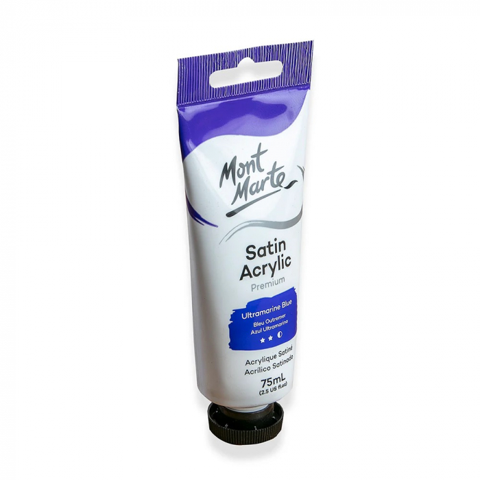 PMSA7514 Vopsea acrilică satin Mont Marte 75ml - Ultramarine Blue [4]