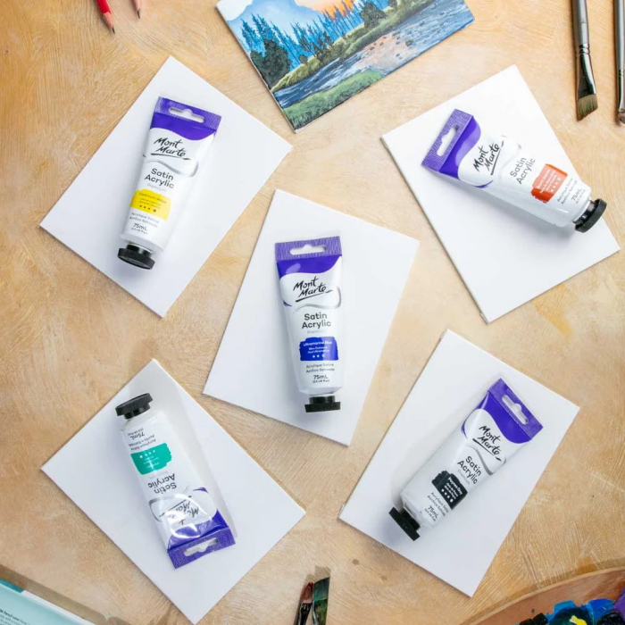 PMSA7514 Vopsea acrilică satin Mont Marte 75ml - Ultramarine Blue [7]