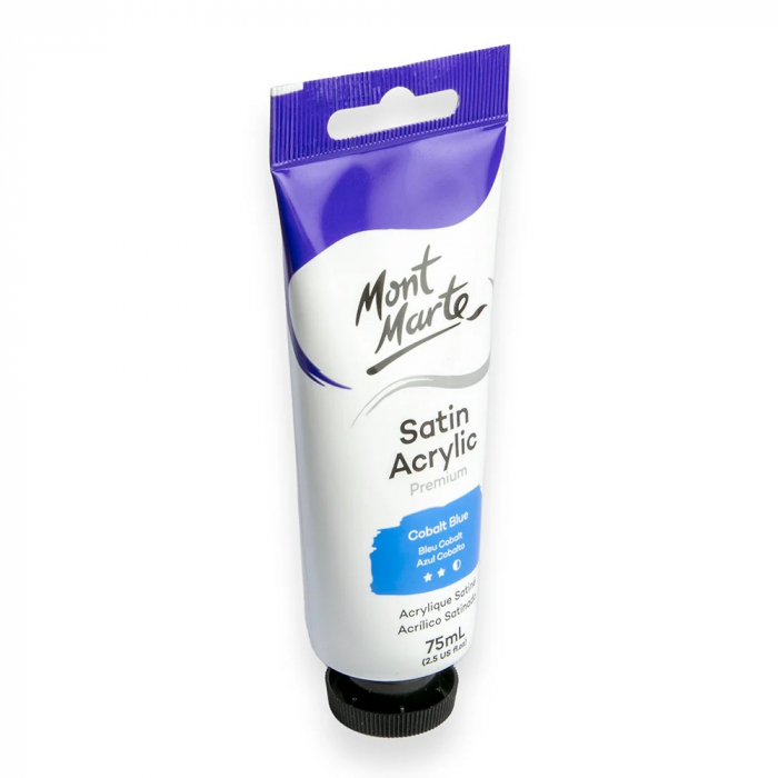 PMSA7516 Vopsea acrilicǎ satin Mont Marte 75ml - Cobalt Blue [2]