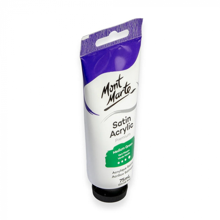 PMSA7523 Vopsea acrilică satin Mont Marte 75ml - Medium Green [4]