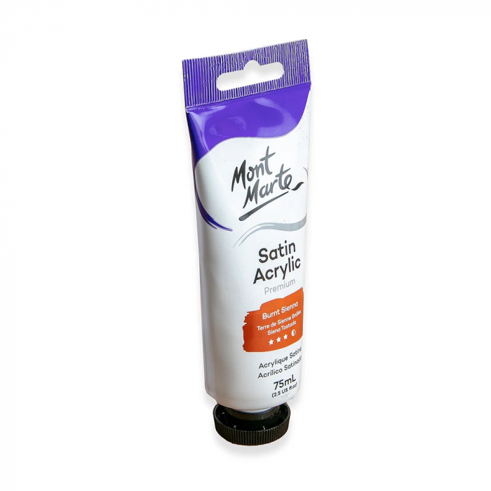 PMSA7526 Vopsea acrilicǎ satin Mont Marte 75ml - Burnt Sienna [2]