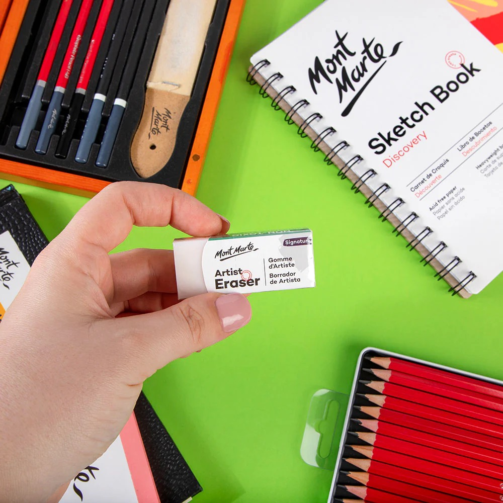 Radiera Artist medie-alba/neagra Mont Marte [7]