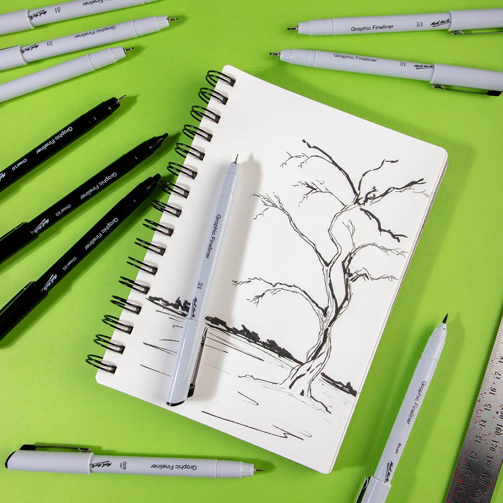 Set linere desen tehnic Mont Marte 12pc [8]