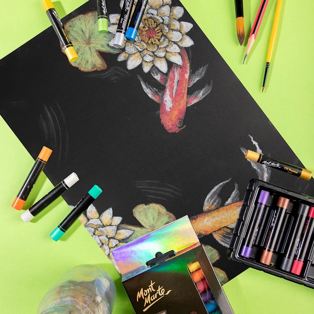 Set pastel ulei metallic 12buc Mont Marte [9]