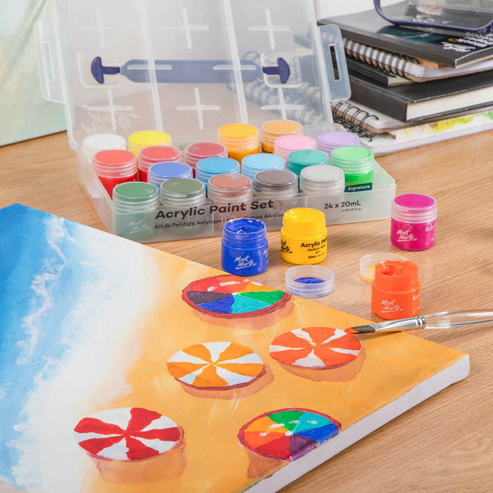 Set vopsea acrilica Mont Marte 24bucx20ml [7]