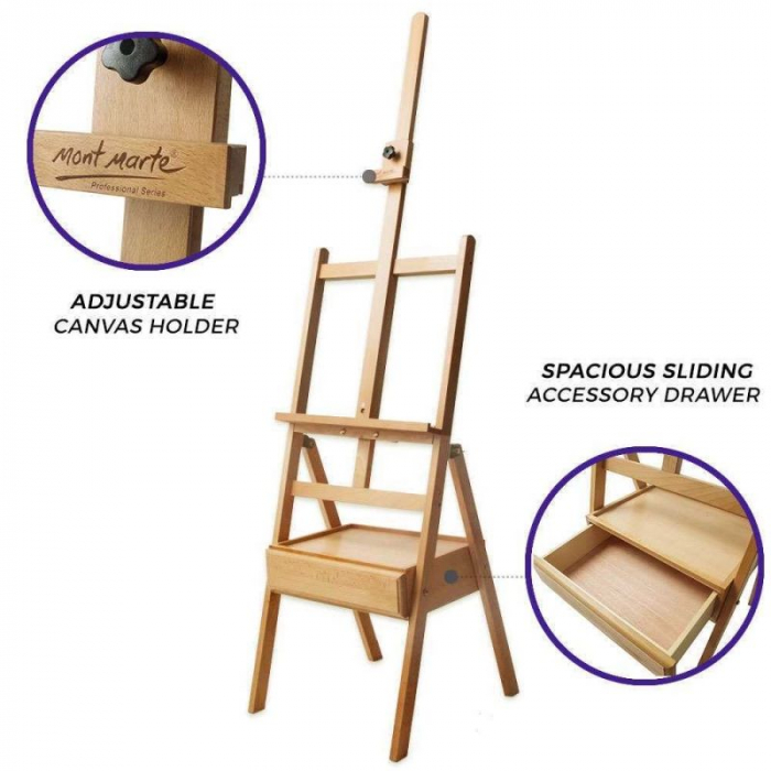 SEVALET MARE DIN LEMN CU ROTI MONT MARTE [3]