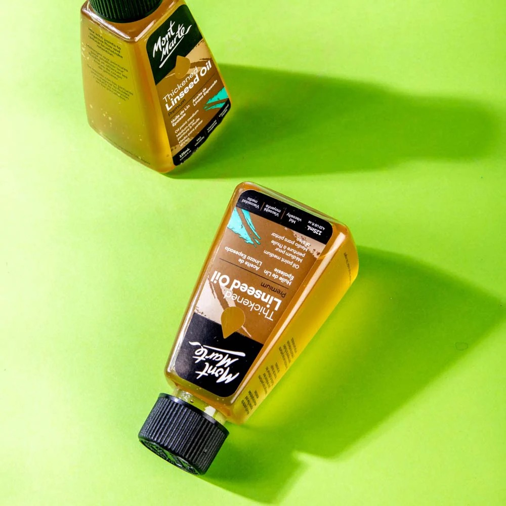 Ulei de in crud pentru pictura Mont Marte125ml [2]