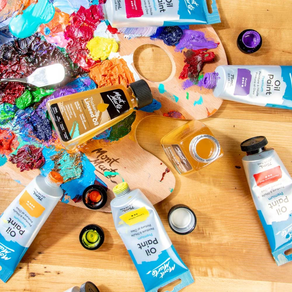 Ulei de in crud pentru pictura Mont Marte125ml [8]