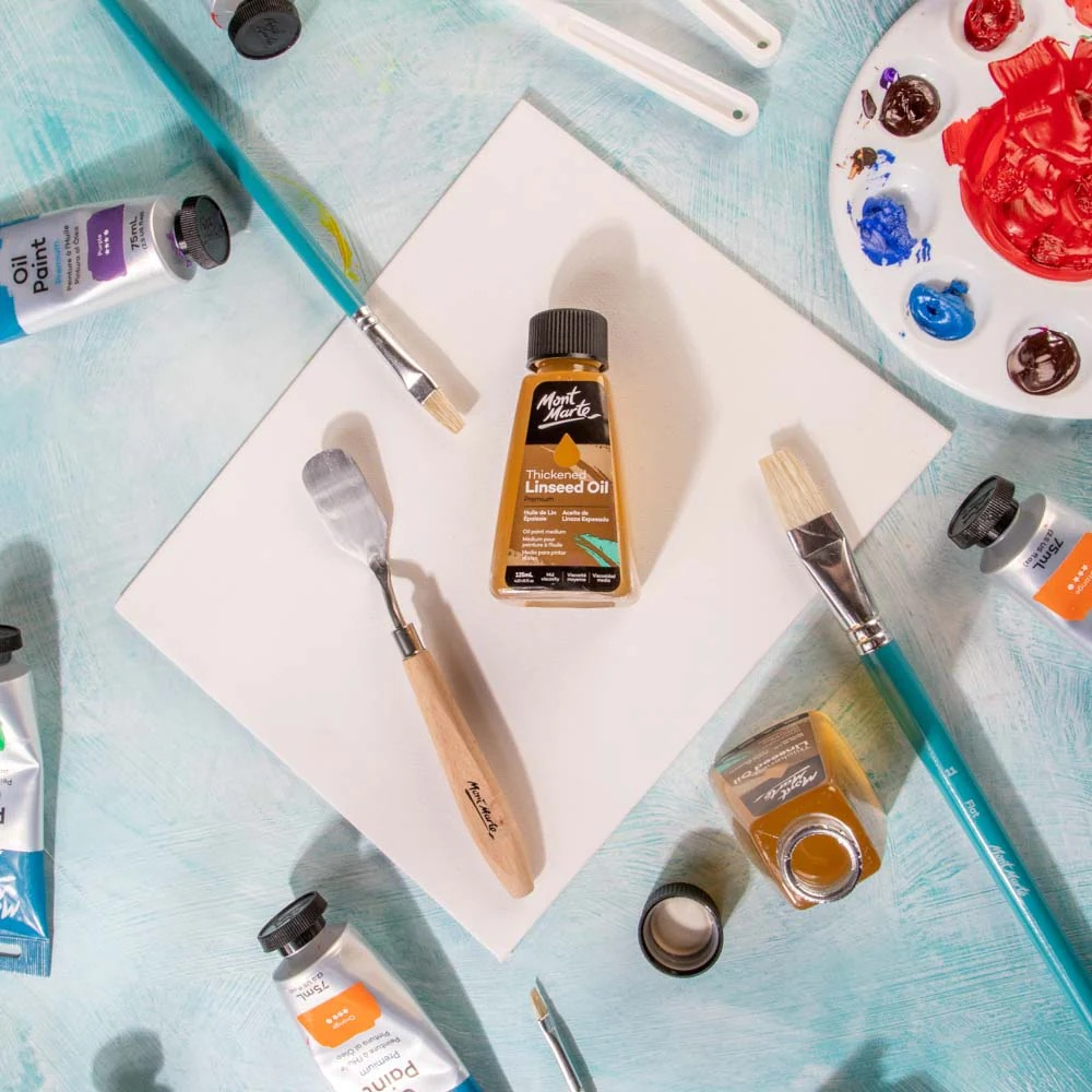 Ulei de in crud pentru pictura Mont Marte125ml [9]