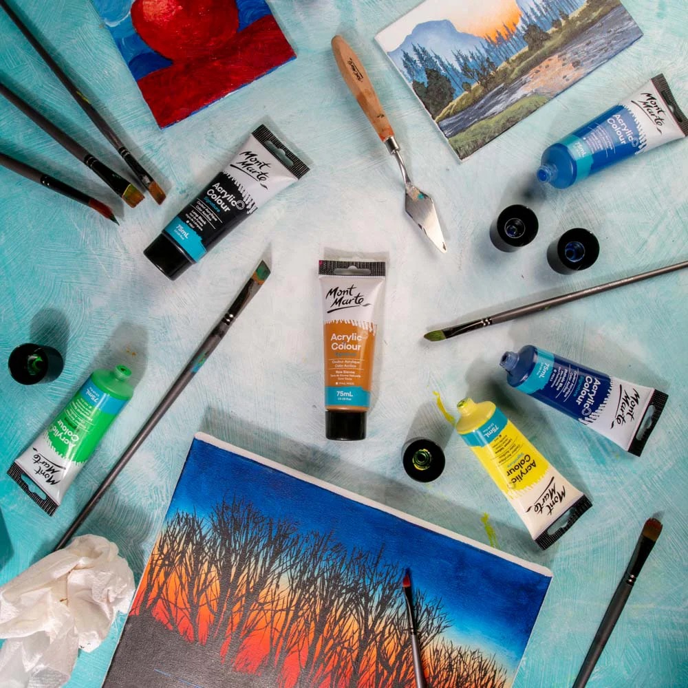 Vopsea acrilica Mont Marte 75ml  - Raw Sienna [3]