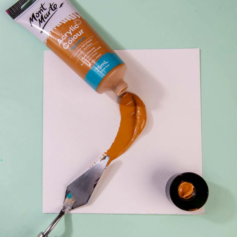 Vopsea acrilica Mont Marte 75ml  - Raw Sienna [2]