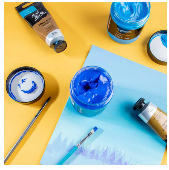 PMDA2522 Vopsea acrilică Mont Marte Dimension 250ml  - Cobalt Blue [4]
