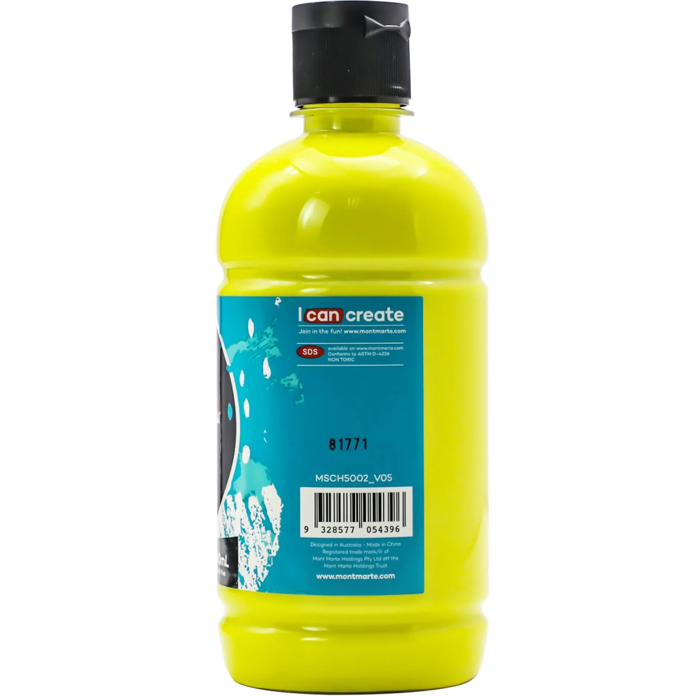 Vopsea acrilica Mont Marte Signature 500ml - Lemon Yellow [2]