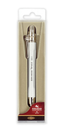 DESEN - Creion mecanic metalic Koh-I-Noor gri, mină de 5,6 mm, cu ascuțitoare