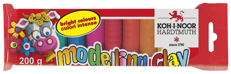 CRAFT - Plastilină școlară Koh-I-Noor, 10 culori, 200 g
