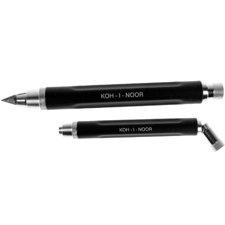 Creion mecanic metalic negru Koh-I-Noor, mină de 5,6 mm, corp de 109 mm [2]