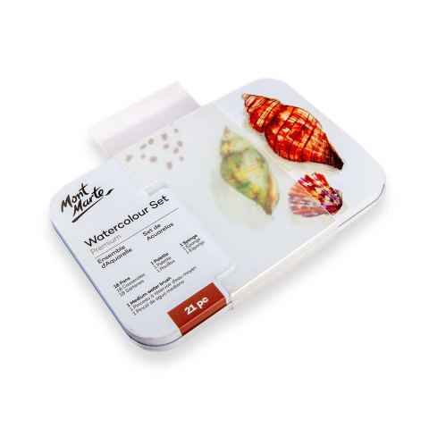 Acuarele Mont Marte cutie tabla 21buc/set [2]