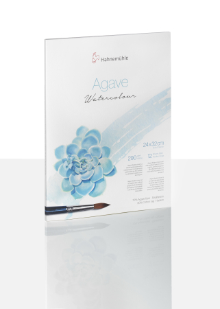 Bloc acuarela 290g Agave 12 coli - A4  Hahnemühle [1]