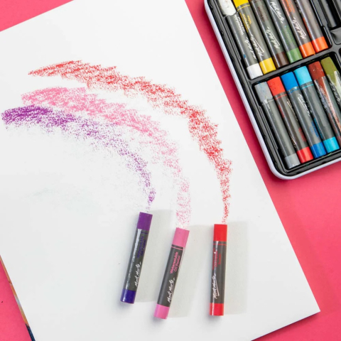 Bloc pentru pasteluri in ulei Mont Marte A4 [5]