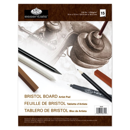 Caiete schițe - Bloc schite Bristol 230g - 9x12inch Royal&Langnickel Essentials