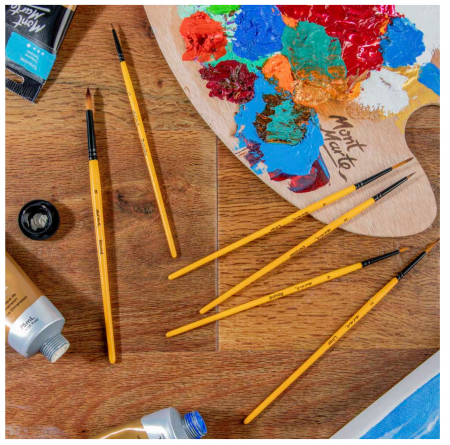 BMHS0008 Pensule gallery acrylic Mont Marte 6/set [2]