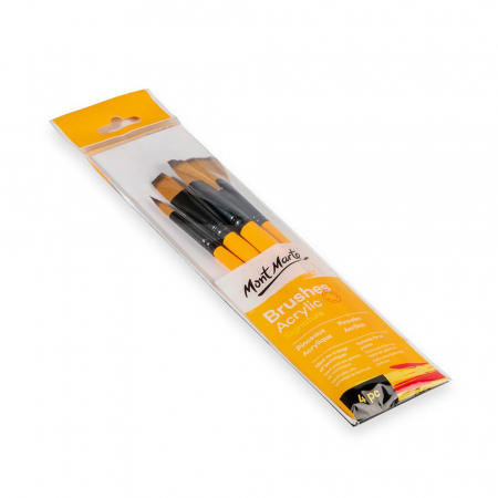 BMHS0013 Pensule gallery acrylic Mont Marte 4/set [1]