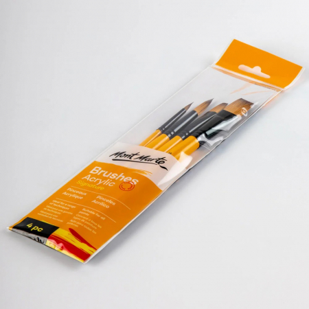 BMHS0014 Pensule  gallery acrylic Mont Marte 4/set [2]