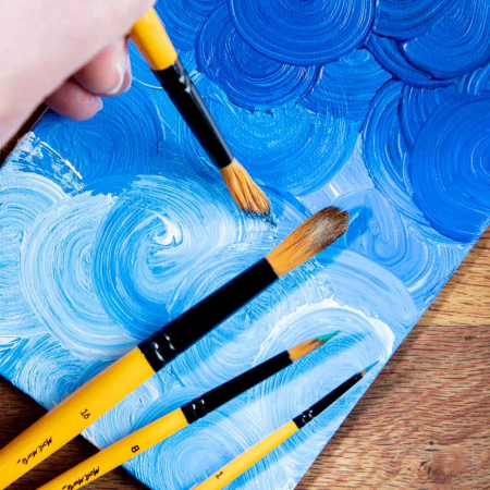 BMHS0015 Pensule  gallery acrylic Mont Marte 4/set [5]