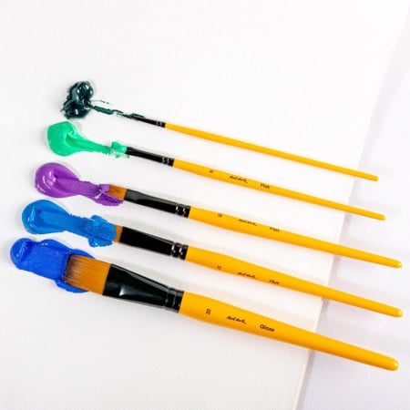 BMHS0016 Pensule  gallery acrylic Mont Marte 5/set [2]