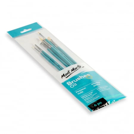 BMHS0019 Pensule gallery Oil Mont Marte 6/set [2]