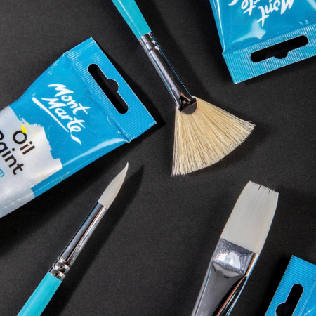 Pensule Gallery Oil Mont Marte 3/set [8]