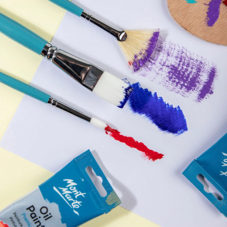 Pensule Gallery Oil Mont Marte 3/set [7]