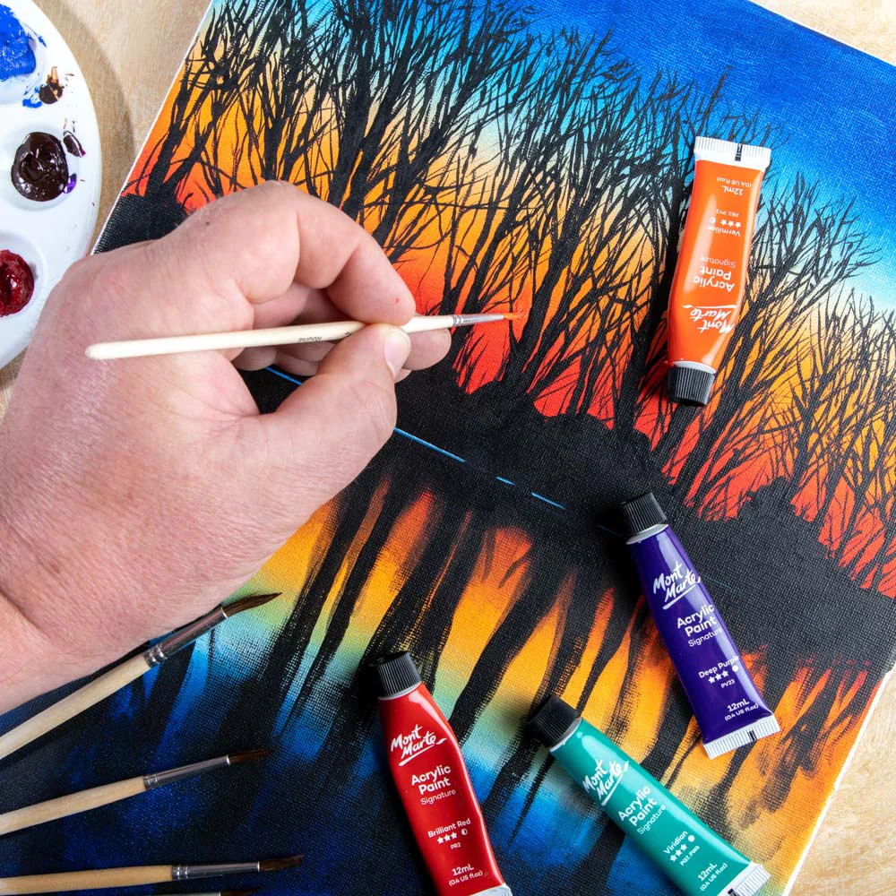 BMHS0057 Set pensule rotunde pǎr natural 13buc Mont Marte [4]